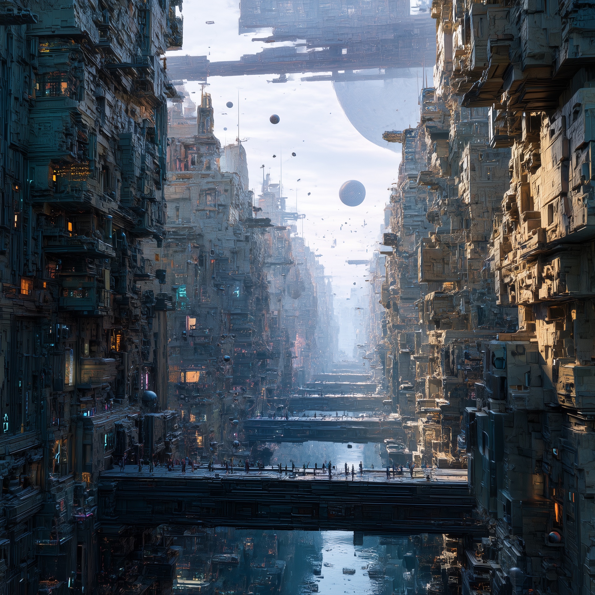 Vaelith-Enn — a city of living crystal